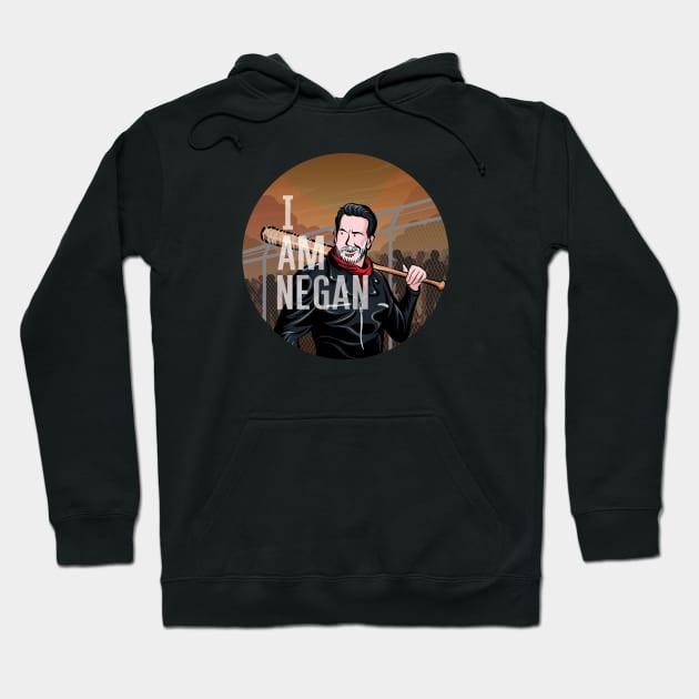 I Am Negan Hoodie by kascreativity